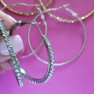 Hoop earring lot